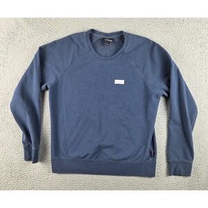 Patagonia P-6 Label Crew Neck Sweatshirt Womens L Blue Ahnya Pastel